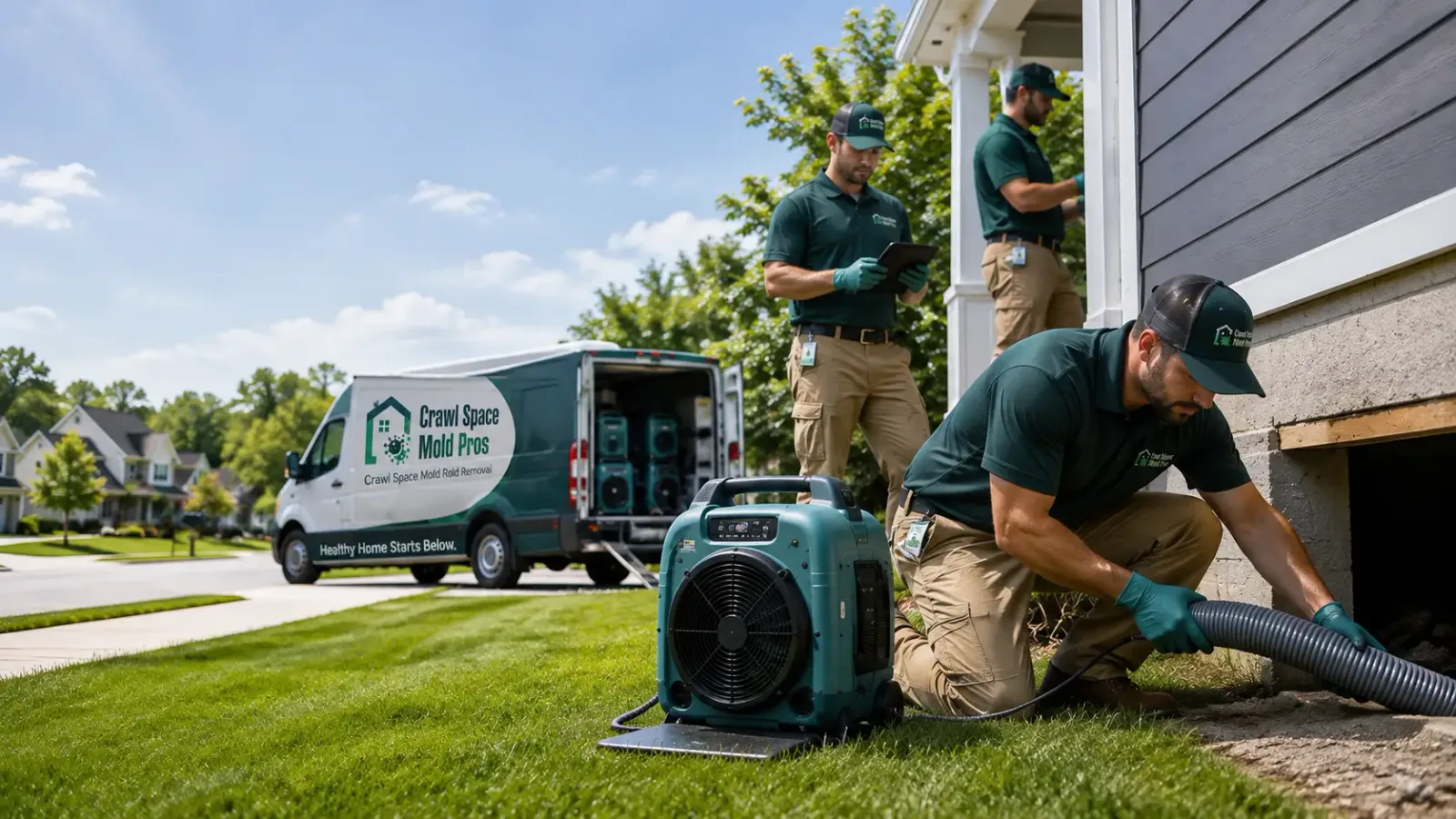 Crawl Space Mold Removal in Anderson, CA